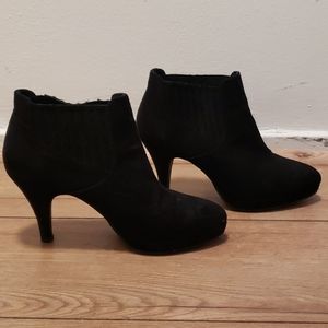 Black Suede Booties